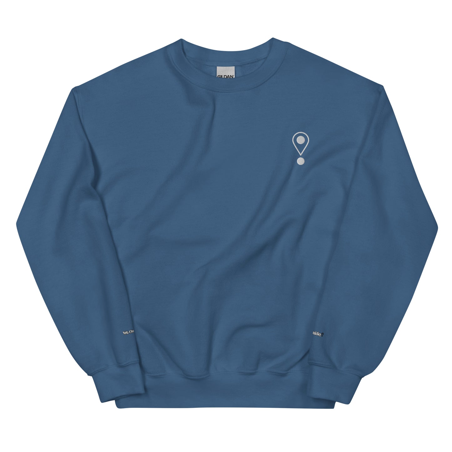 Location Symbol Crew Neck Sweatshirt