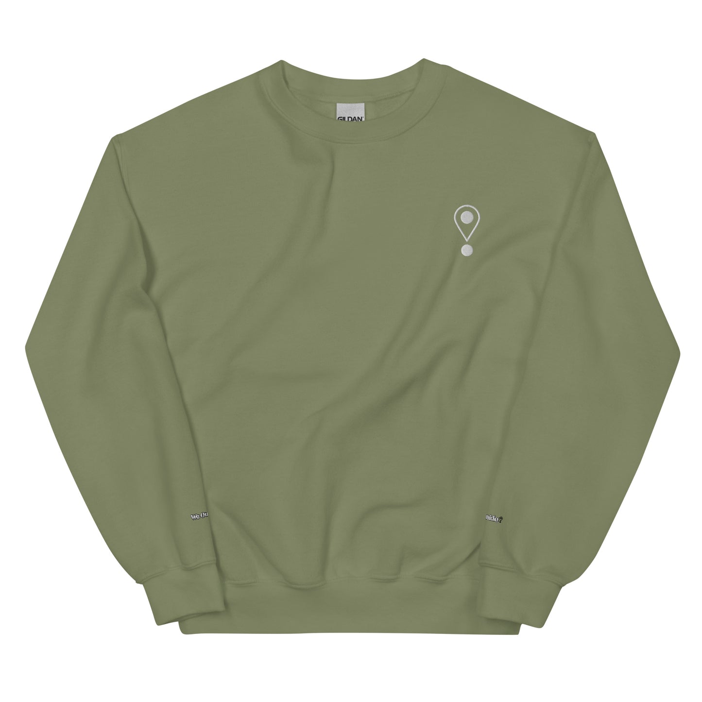 Location Symbol Crew Neck Sweatshirt