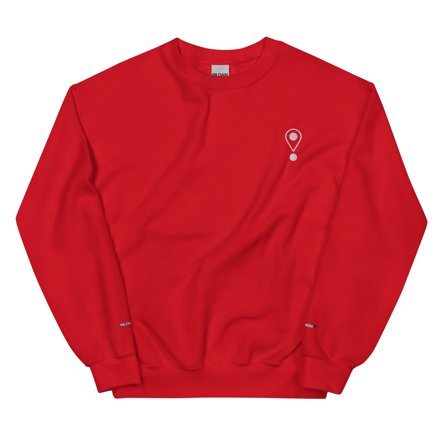 Location Symbol Crew Neck Sweatshirt